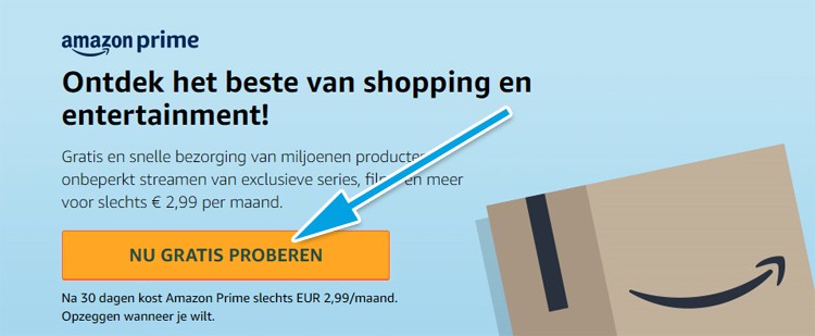 Amazon Prime afsluiten