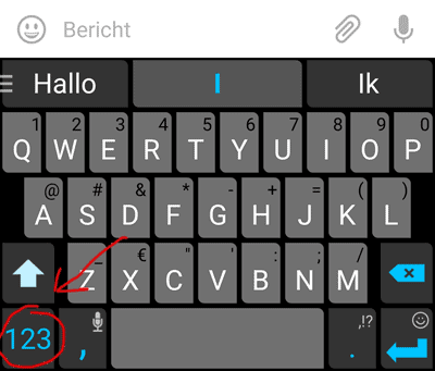 Euro teken Swiftkey