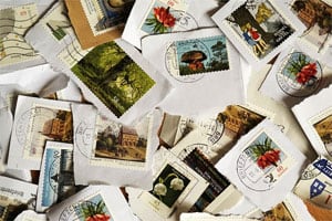 Postzegels losweken