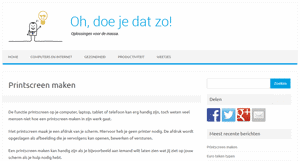 Printscreen maken