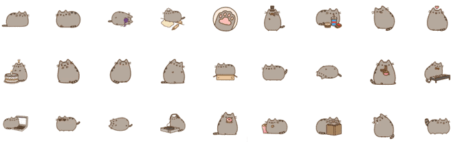 Pusheen stickers